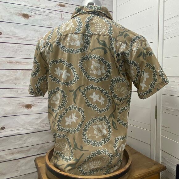 Roundy Bay Mens Hawaiian Camp Aloha Shirt Casual Short Sleeve Button Large L - Picture 3 of 7